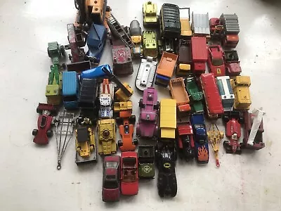 Vintage Retro Die Cast Matchbox Corgi Cars Vehicles Joblot • £17