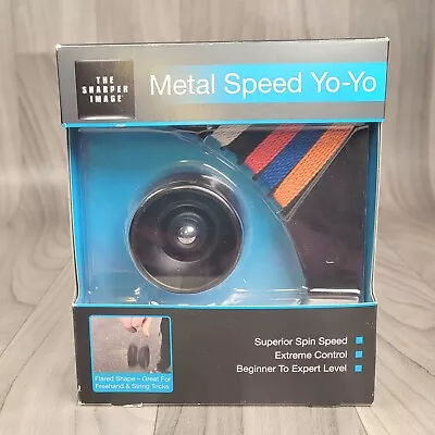 Sharper Image Metal Speed Yo-Yo Black Extra Strings NEW • $10