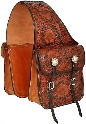 Vintage Leather Saddle Bag For Horse • $139