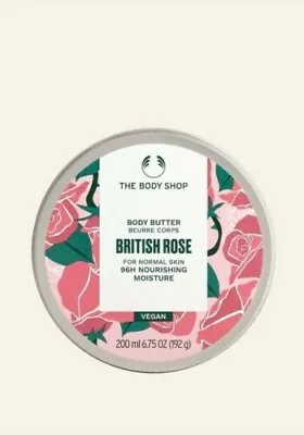 £6.99 • Buy The Body Shop British Rose 96-Hour Rich Body Butter Moisturiser Cream 50ml