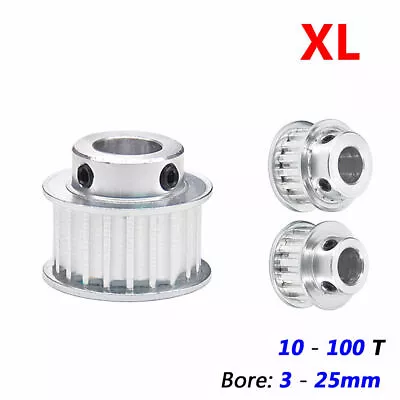 XL Timing Belt Pulleys Bore 3mm-25mm With Steps 10T-100T For 10mm Wide Belts CNC • $11.55