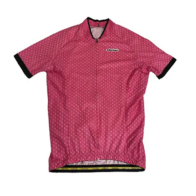 Monton Women's Cycling Jersey Short Sleeve Pink Medium* Anchor • $32.99