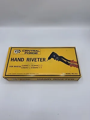 Vintage Central Forge Hand Riveter Set Stock# 910 New Open Box • $26