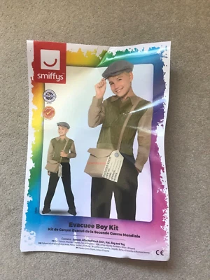 £0.99 • Buy Kids 1940s School Boy Costume WW2 Child Fancy Dress WWII Book Week Day Outfit
