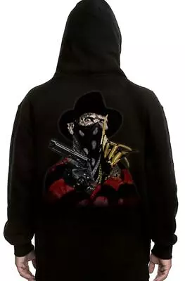 Mafioso Nightmare On Elm Street Freddy Krueger Tattoos Horror Movie Goth Hoodie • $44.99