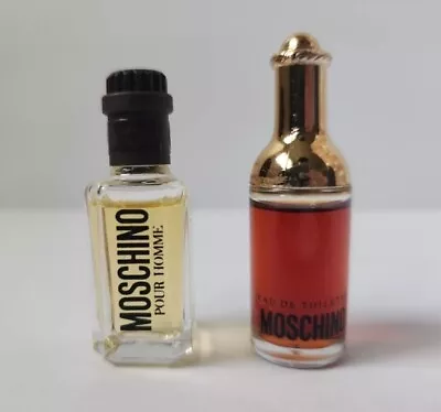 Vtg Moschino Perfumes Cologne Eau De Toilette Discontinued Mini Perfumes Travel • $14.95