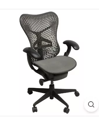  Herman Miller Mirra® 1 Task Chair Grey Mesh Desk Chair Office Mirra Adjust Arms • $249.97