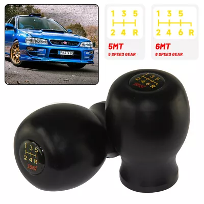 Shift Knob Legacy GDA GDB GC8 BLACK FOR  Subaru WRX Impreza STI 5MT Gear Knob • $32.99