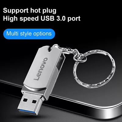$13.29 • Buy Lenovo USB 3.0 512GB 1TB 2TB Flash Drive High Speed USB Stick Memory Pen U-Stick