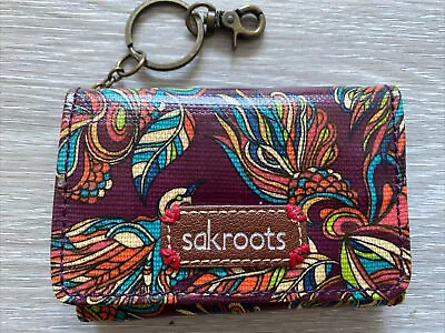 @@ Sakroots Patterned Small Purse/wallet Key Chain Clasp @ Exc @ Quality @@ • $29.99