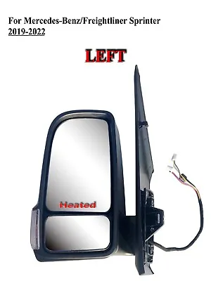 Driver Left Side Door Mirror For Mercedes/Freightliner Sprinter 2019-2022 • $108.99