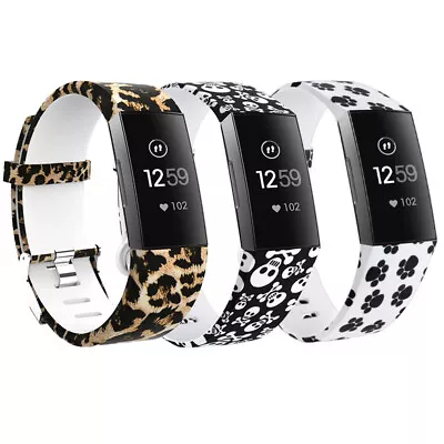 $13.99 • Buy Watch Strap Replacement Silicone Sport Wrist Band For Fitbit Charge 4 3 Gen