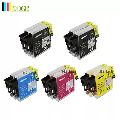 10PK New LC65 XL Ink For Brother MFC-5890CN MFC-5895CW MFC-6490CW MFC-6890CDW • $11.99