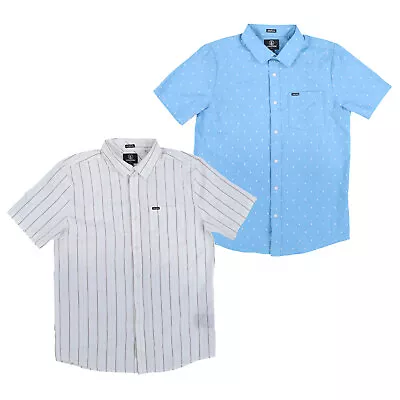 Volcom Men's Short Sleeve Buttondown Shirt Collared Button Up Pocket S M Xl New • $21.99