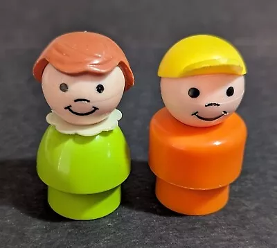 ***vintage Fisher Price Boy & Girl Little People Rare Variations*** • $10