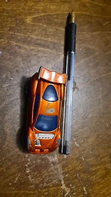 2005 Mattel Mcd Race Car Battery Power Orange Play Worn Scale #2 • £2.20
