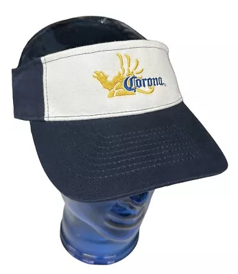 Corona Extra Beer Blue Adjustable Visor Sun Protection Sun Hat Beach Golf Cap • $12.99