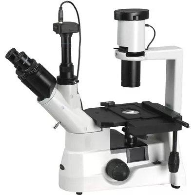 AmScope 40X-800X Plan Optical Biological Inverted Microscope + 9MP Camera • $3005.99