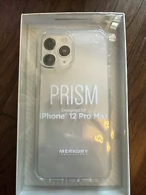 Merkury Innovations Prism Clear Hard Shell Phone Case - Apple IPhone 12 Pro Max • $6.95
