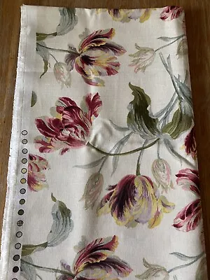 Laura Ashley Gosford Cranberry Remnant 1.2 Meters • £12