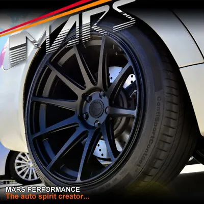 MARS MP-MS Black 4x 19 Inch Concave Stag Alloy Wheels Rims 5x120 BMW Commodore • $1699.99