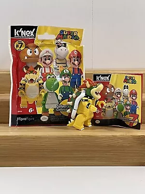 KNEX Super Mario Figure BOWSER Series 7 Blind Bag In Open Package Info Sheet • $17.99