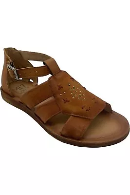 Miz Mooz Leather Ankle Strap Sandals Fascinate Nutmeg • $59.99