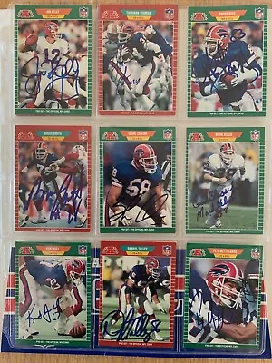 Buffalo Bills 1990 Autographed Team Set Pack Of Star Players • $250