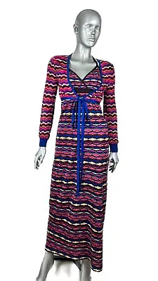 MISSONI Multicolour Dress And Cardigan Set Size 40 • $250