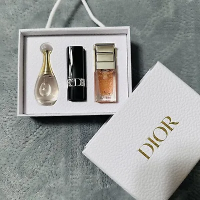 Dior VIP Gift Set ~ Miniature Lipstick Perfume & Serum BNIB 100% Authentic • $74.99