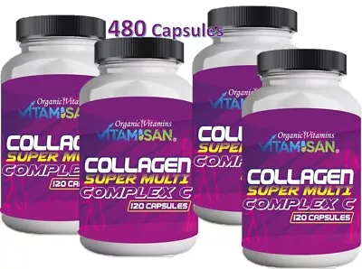 Collagen+Vitamin CBiotinAnti-Aging4x120capsules=480capsules (HairNailsSkin) • $34.99