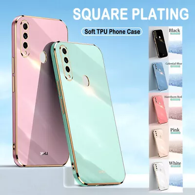 For Huawei Y6P Y9S Y9 Prime 2019 Shockproof Plated Soft Silicone Back Case Cover • $3.98