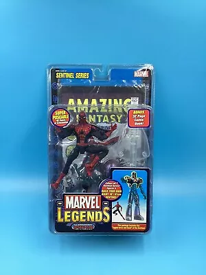 ToyBiz Marvel Legends Sentinel BAF Series Spider-Man 6  Action Figure Sealed • $90