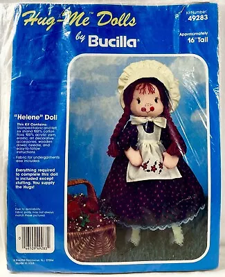NEW 1980s Bucilla Helene Doll 49283 Rag Doll Making Kit 16  Tall Vintage 14116 • £28.50