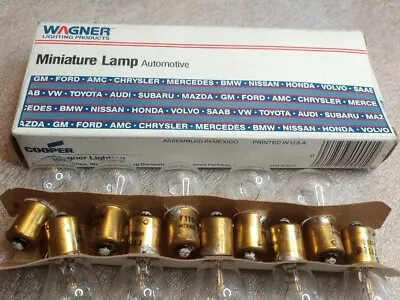 (10) Wagner 1156 Miniature Light Bulbs 12V 32 C.P.  • $12.99