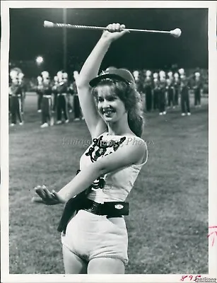 1962 Bonnie Dunn Hollins Drum Majorette At Civil War Centennial Sports Photo 7X9 • $24.99