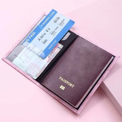 $11.77 • Buy Travel Accessories Passport Protective  Cover Passport Holder PU Card Case