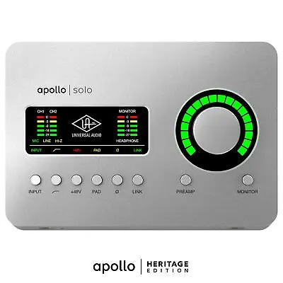 Universal Audio Apollo Solo Heritage Edition USB-C Audio Interface • $499