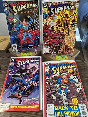 Set (4) Vintage DC Comics SUPERMAN #47 48 49 50 [1990] VF/NM Ordway; FF Cameo • $19.99