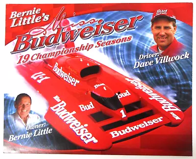 2000 MISS BUDWEISER Picture Card Promo Print Photo Hydroplane Boat Racing 0 • $11.99