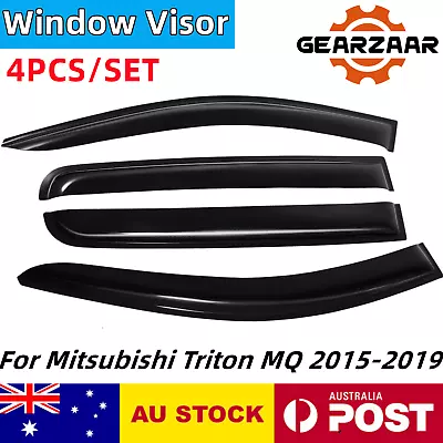 $43.39 • Buy Weather Shields Weathershield Window Visors For Mitsubishi Triton MR MQ 15-19