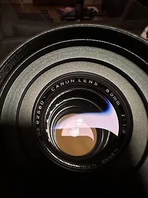 Cine Mod Vintage Canon 85mm F1.9 Rangefinder Lens • $66.62