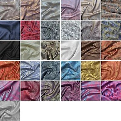 £3.95 • Buy Paisley Jacquard Poly Viscose Woven Upholstery Dress Suit Lining Draping Fabric