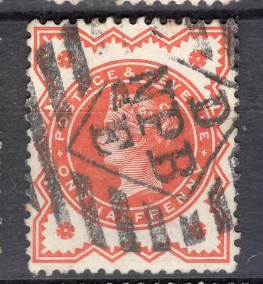 GB QV 1/2d Vermilion With D NPB E Newspaper Branch 1890's Postmark • £1.50