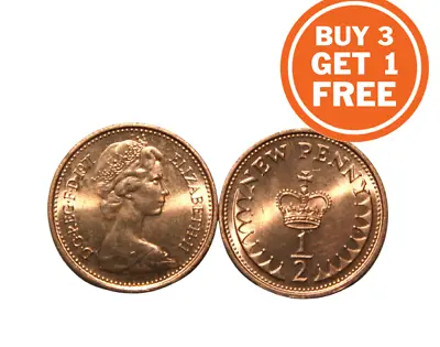 1971 - 1983 Elizabeth Ii Decimal Half Penny - Choose Your Date • £1.49