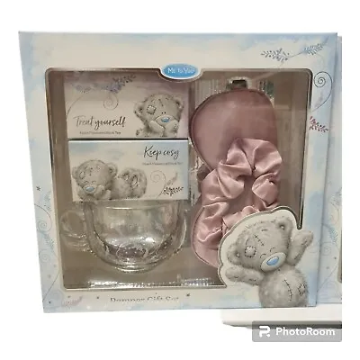 Me To You Tatty Teddy Bear Pamper Tea Mug Gift Set Peach Apple Tea Blindfold • £17.50