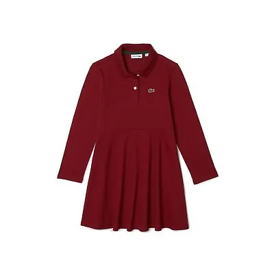 Lacoste EJ9751 Polo Collar Dress Bordeaux • £45