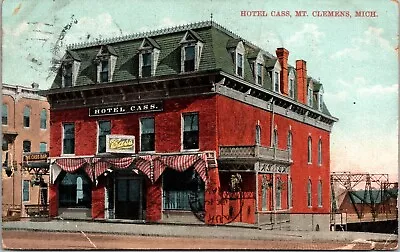Mt. Clemens Michigan Hotel Cass Postcard • $7.99