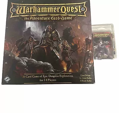 OOP Warhammer Quest The Adventure Card Game   W/Witch Hunter Expansion • $65.99