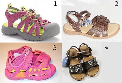 Sonoma/ Jumping Beans Girl Purple/Pink/Brown Sandal-Toddle 6 9 12Med 10 Med • $11.34